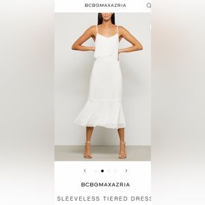 BCBGmaxazria sleeveless tiered dress